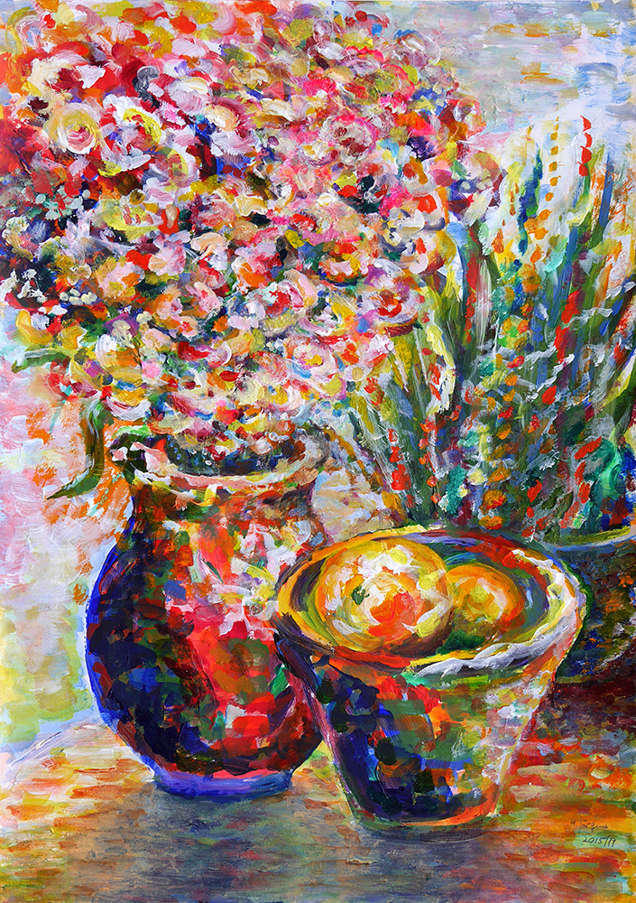 Helga Joergens, Flowers and Fruit 2016