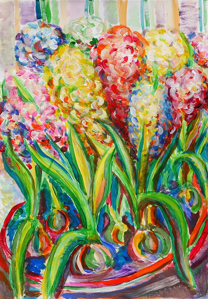 Helga Joergens, Hyacinths 2016